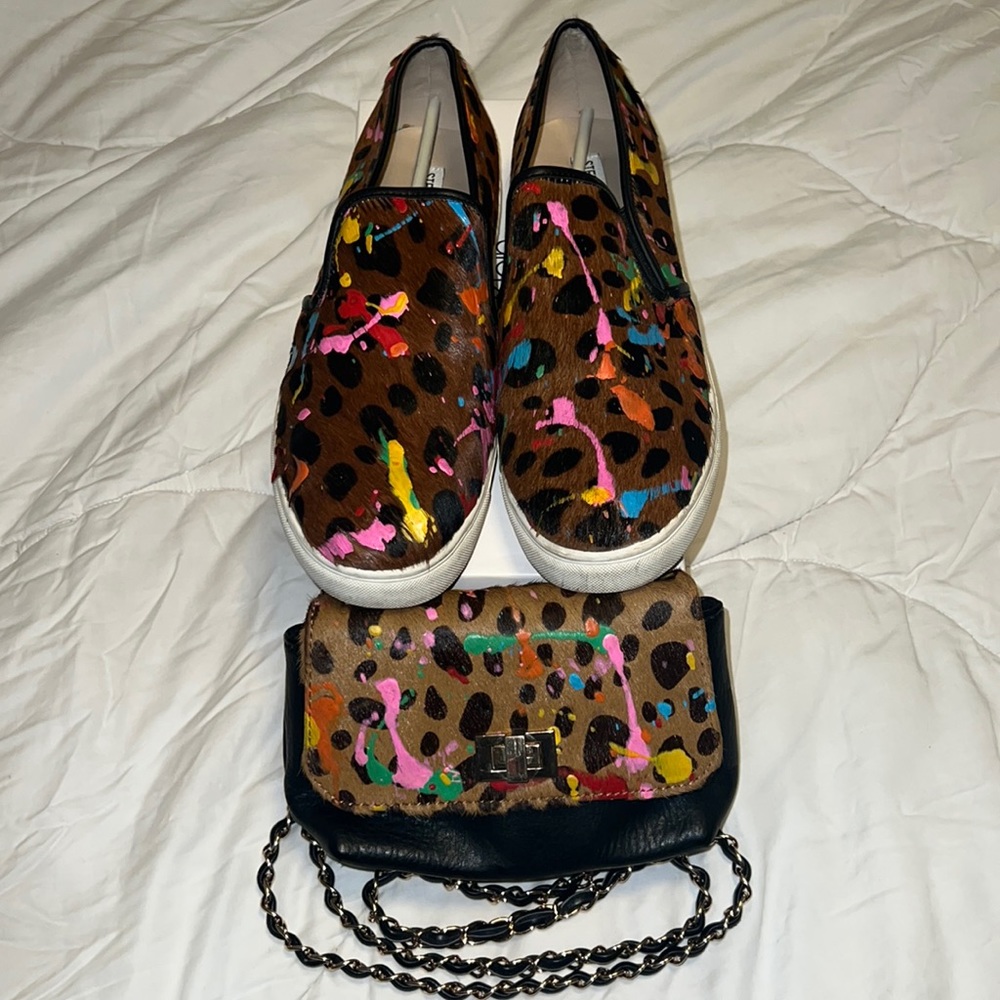 🔥🔥🔥Women Steve Madden Sneakers with Crossbody Handbag🔥🔥🔥